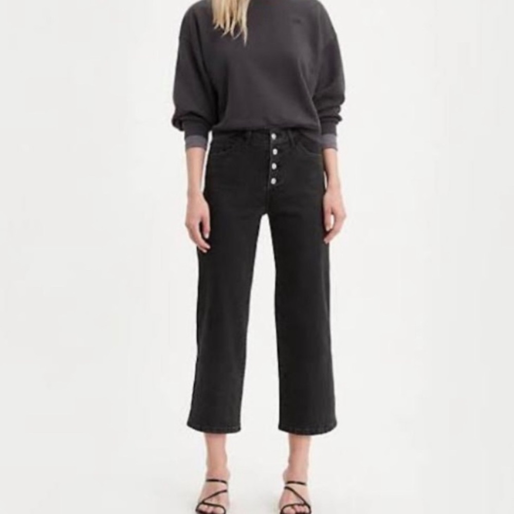 Levi’s Mile High Cropped Wide Leg